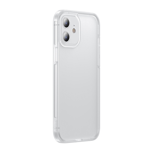 

Baseus FRAPIPH54N-02 Camera Lens Protector Frame Case For iPhone 12 mini(Translucent White)