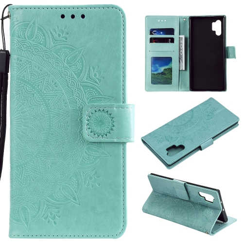 

For Samsung Galaxy A32 4G Totem Flower Embossed Horizontal Flip TPU + PU Leather Case with Holder & Card Slots & Wallet(Green)