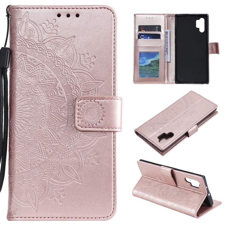 

For Samsung Galaxy A32 5G Totem Flower Embossed Horizontal Flip TPU + PU Leather Case with Holder & Card Slots & Wallet(Rose Gold)