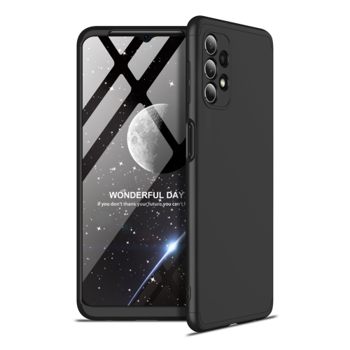 

For Samsung Galaxy A32 5G GKK Three Stage Splicing Full Coverage PC Case(Black)