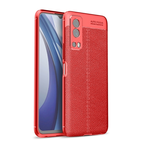 

For vivo iQOO Z3 / Y72 5G Litchi Texture TPU Shockproof Case(Red)