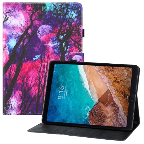 

For Xiaomi Mi Pad 4 Plus Colored Drawing Horizontal Flip PU Leather Case with Holder & Card Slots & Wallet & Sleep / Wake-up Function(Branches)