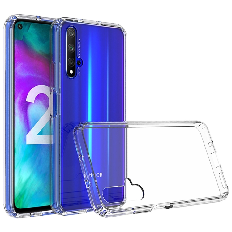 

For Huawei Nova 5T Scratchproof TPU + Acrylic Protective Case(Transparent)