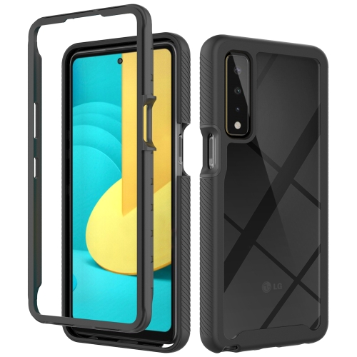 

For LG Stylo 7 5G Starry Sky Solid Color Series Shockproof PC + TPU Protective Case(Black)
