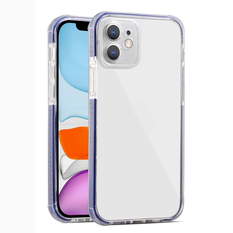 

Colorful Series Shockproof Scratchproof TPU + Acrylic Protective Case For iPhone 11(Dark Blue)