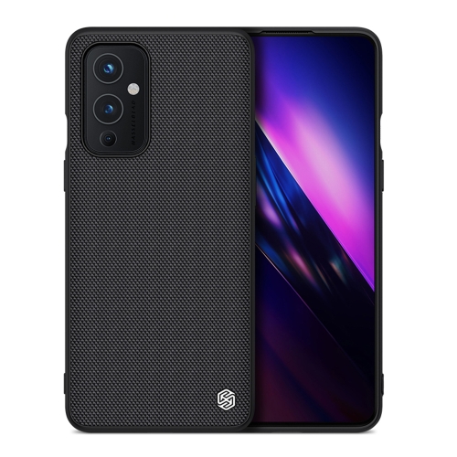 

For OnePlus 9 NILLKIN 3D Textured Nylon Fiber PC+TPU Protective Case(Black)