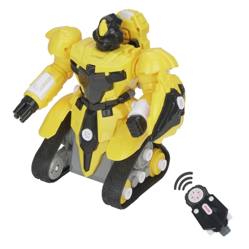 

MoFun Q033 2.4G DIY Assembled Remote Control Robot Kids Intelligence Toys(Yellow)