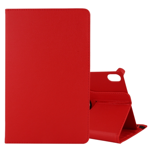 

For Lenovo Tab P11 Litchi Texture Horizontal Flip 360 Degrees Rotation Leather Case with Holder(Red)