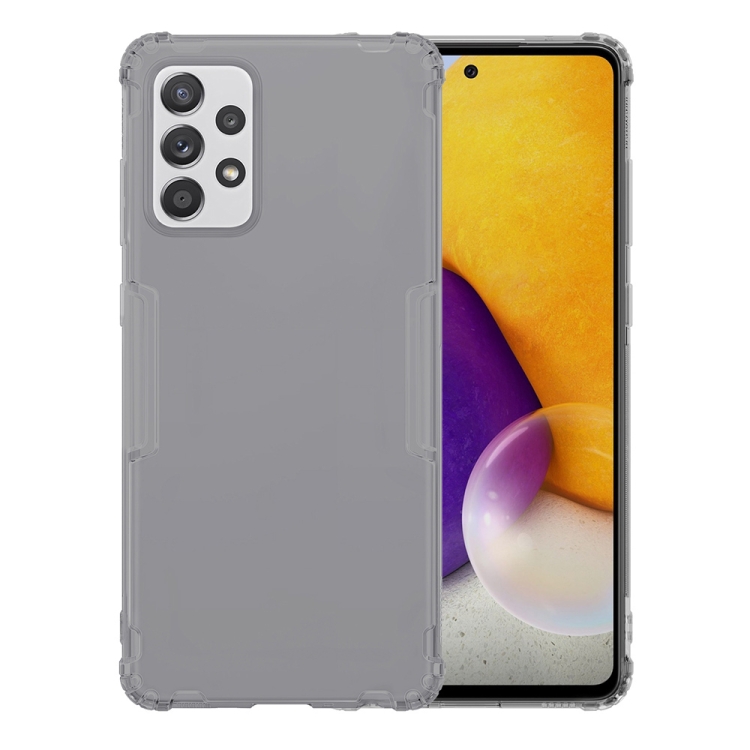 

For Samsung Galaxy A72 5G / 4G NILLKIN Nature TPU Transparent Soft Case(Grey)