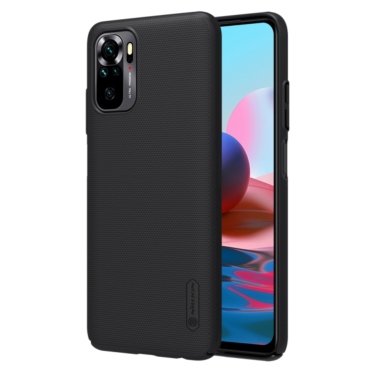 

For Xiaomi Redmi Note 10 4G NILLKIN Frosted Concave-convex Texture PC Case(Black)