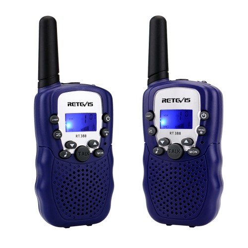 

1 Pair RETEVIS RT388 0.5W EU Frequency 446MHz 8CHS Handheld Children Walkie Talkie(Purple)