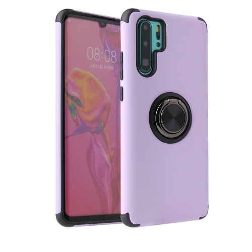 

For Huawei P30 Pro Cool Series Shockproof TPU + PC Protective Case with Invisible Ring Holder(Purple)