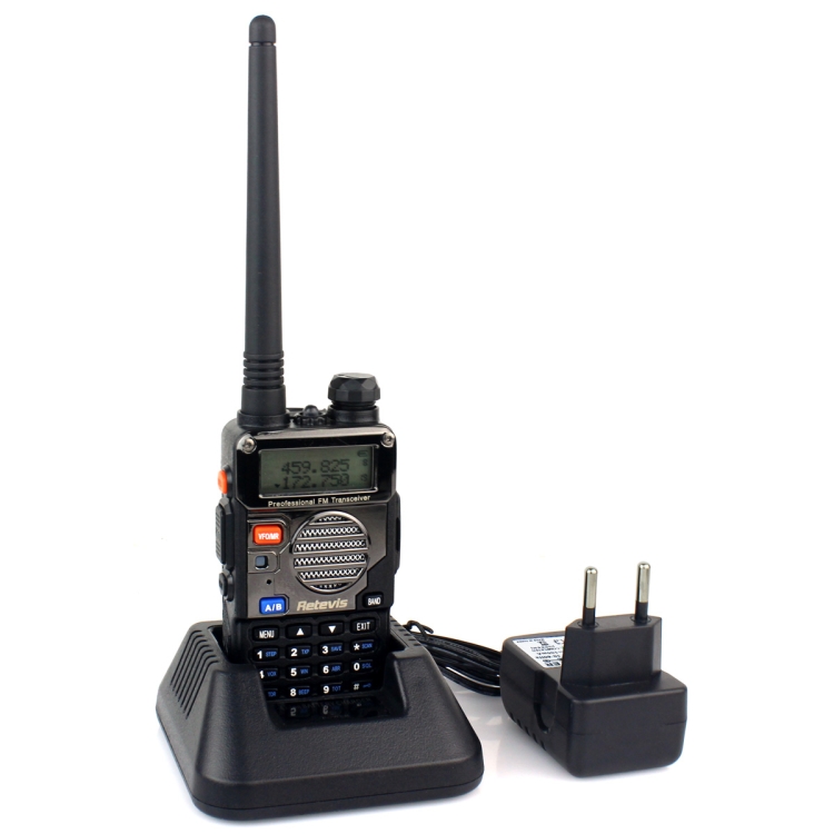 

RETEVIS RT-5RV 136-174Mhz + 400-520Mhz 128CHS Two-segment Handheld Walkie Talkie EU Plug