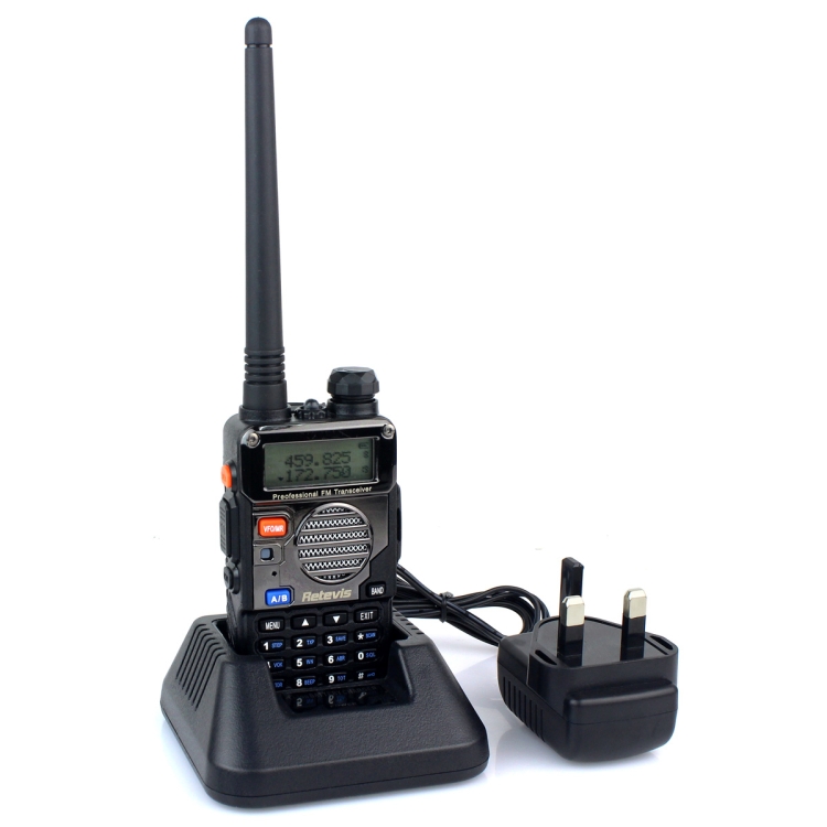 

RETEVIS RT-5RV 136-174Mhz + 400-520Mhz 128CHS Two-segment Handheld Walkie Talkie UK Plug