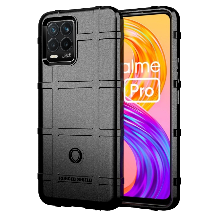 

For OPPO Realme 8 Pro Full Coverage Shockproof TPU Case(Black)