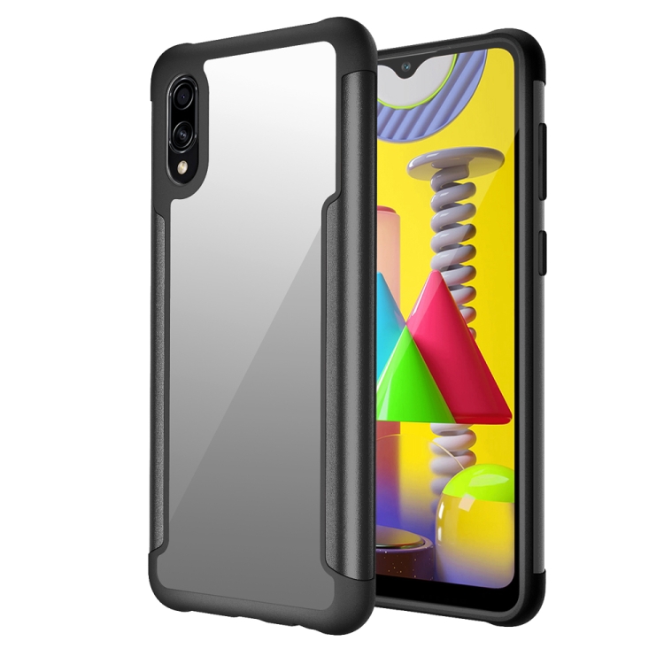 

For Samsung Galaxy A02 Iron Man Series Metal PC + TPU Protective Case(Black)