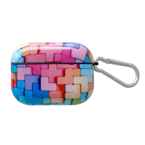 

Three-dimensional Tetris Pattern IMD Wireless Earphone Protective Case For AirPods Pro
