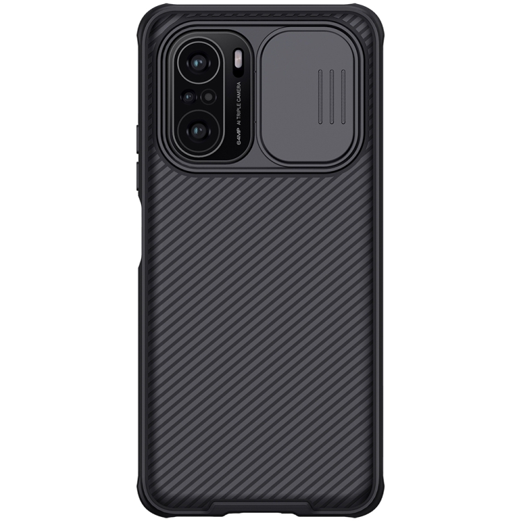 

For Xiaomi Redmi K40 / K40 Pro / K40 Pro+ NILLKIN Black Mirror Pro Series Camshield Full Coverage Dust-proof Scratch Resistant PC Case(Black)