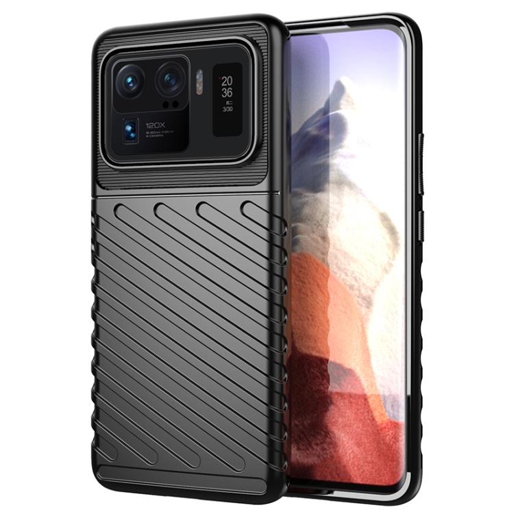 

For Xiaomi Mi 11 Ultra Thunderbolt Shockproof TPU Protective Soft Case(Black)