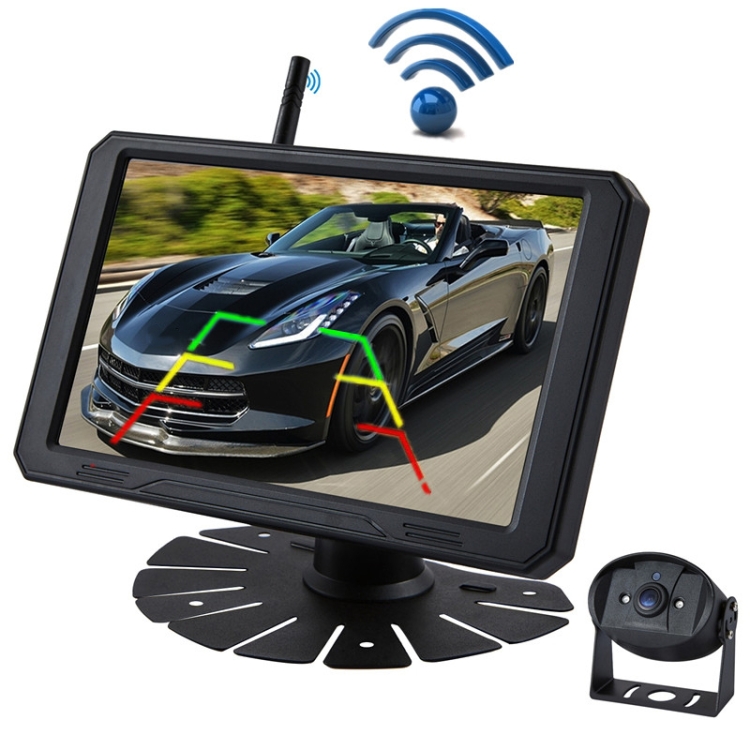 

PZ720 Car 7 inch 1080P HD Digital Signal Wireless Reversing Image Rear View Camera