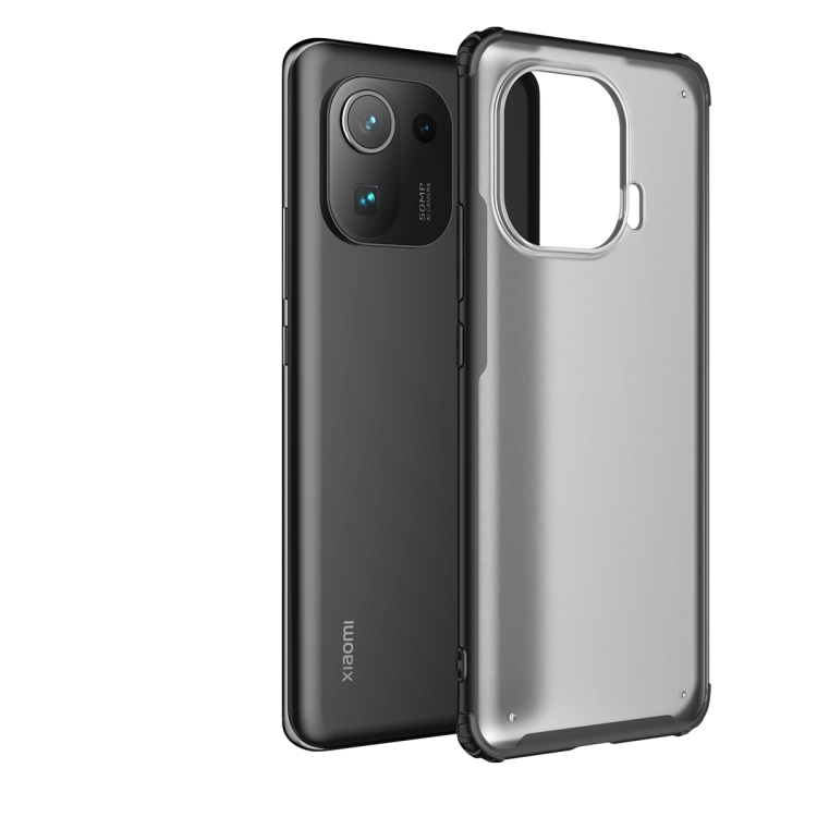 

For Xiaomi Mi 11 Pro Four-corner Shockproof TPU + PC Protective Case(Black)