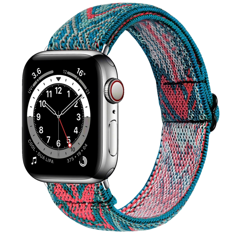 

Elastic Watch Strap For Apple Watch Series 6 & SE & 5 & 4 44mm / 3 & 2 & 1 42mm(01)