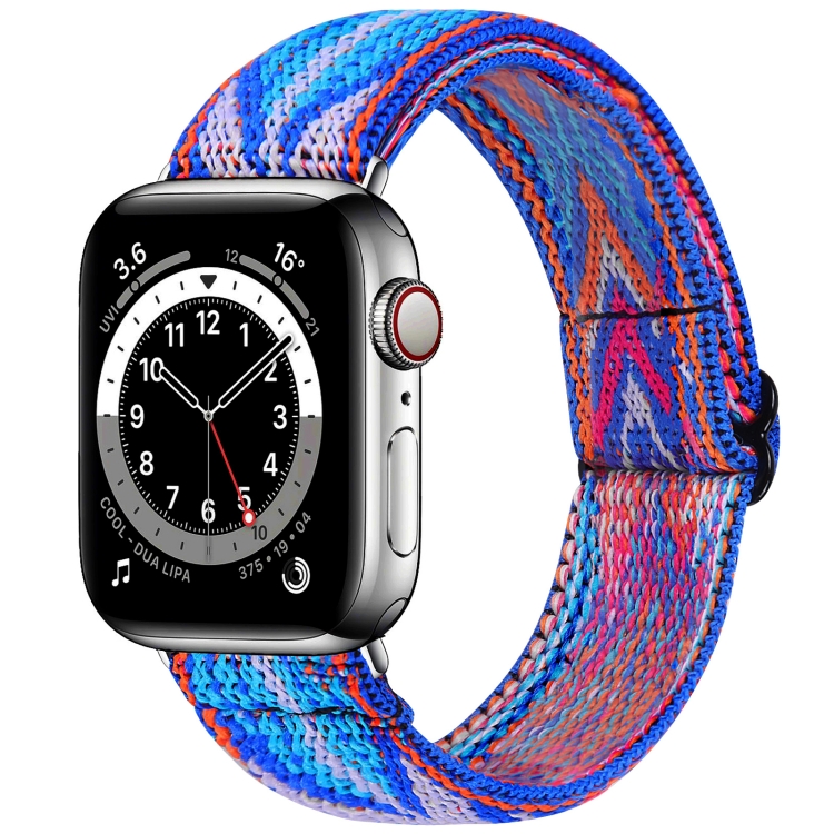 

Elastic Watch Strap For Apple Watch Series 6 & SE & 5 & 4 40mm / 3 & 2 & 1 38mm(02)