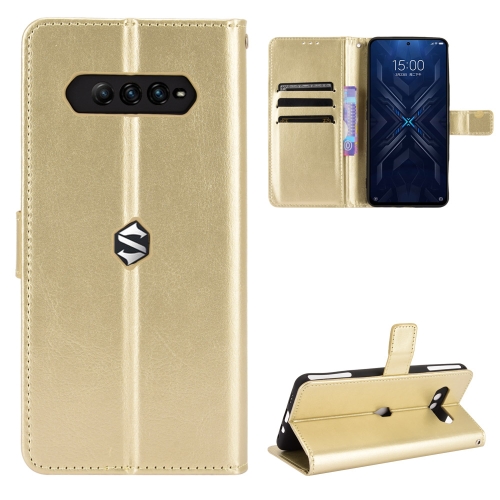 

For Xiaomi Black Shark 4 / 4 Pro Retro Crazy Horse Texture Horizontal Flip Leather Case with Holder & Card Slots & Photo Frame(Gold)
