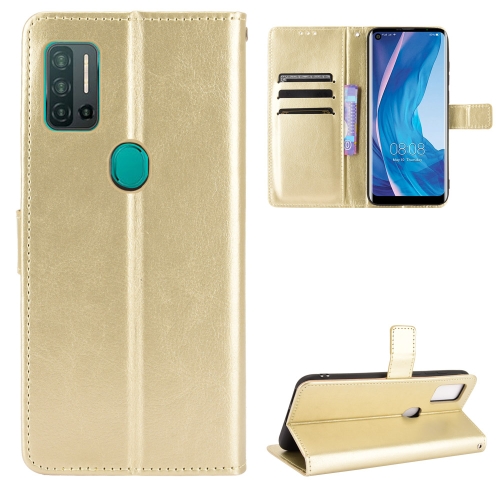 

For Ulefone Note 11P Retro Crazy Horse Texture Horizontal Flip Leather Case with Holder & Card Slots & Photo Frame(Gold)