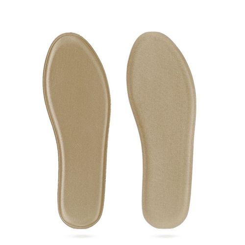 

5 Pairs Thicken Breathable Non-slip Shockproof Memory Cotton Sports Full Insole Shoe-pad, Size:240mm(Beige)