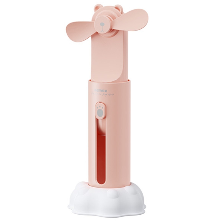 

REMAX F120 Pro Bear Retractable Handheld Fan(Pink)