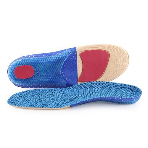 

1 Pair 641 Casual Non-slip Shockproof Breathable Arch Of Foot Sports Insole Shoe-pad, Size:S (225-250mm)(Blue)