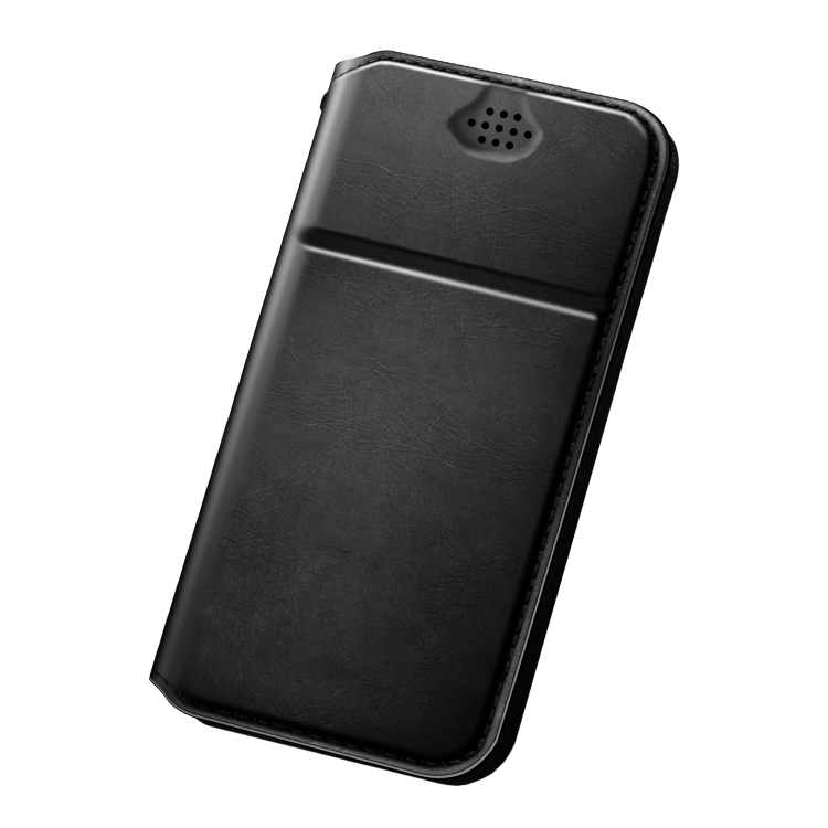 

For 5.2~5.5 inch DUX DUCIS Horizontal Flip PU + TPU Leather Case with Holder & Card Slots(Black)