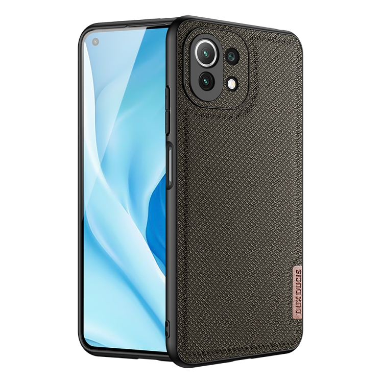 

For Xiaomi Mi 11 Lite 5G / 4G DUX DUCIS Fino Series PU + TPU Protective Case(Green)