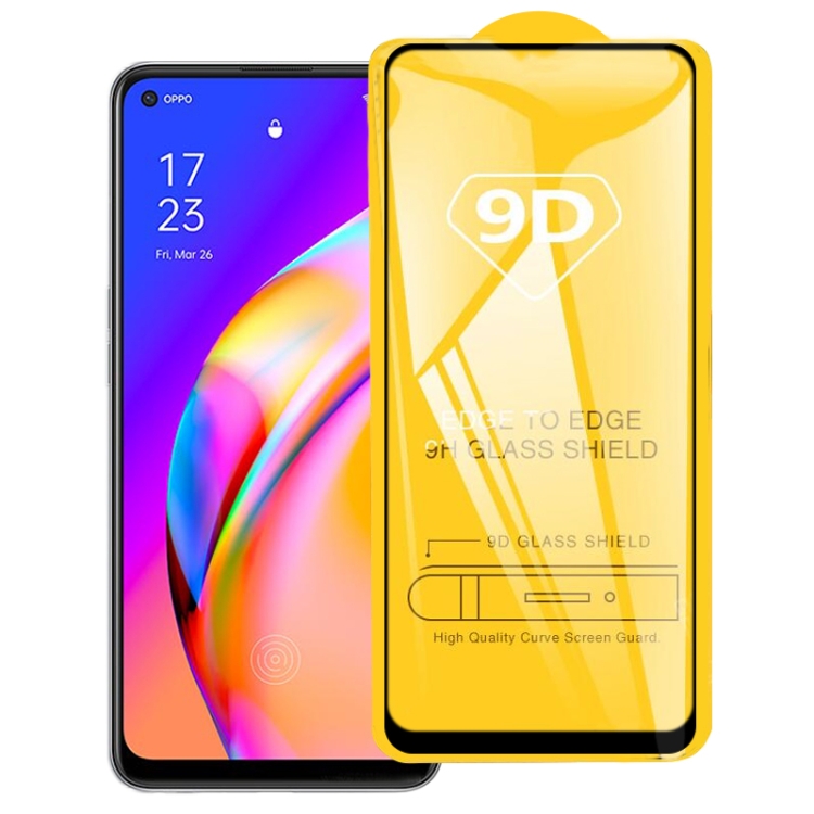 

For OPPO F19 Pro / F19 Pro+ 9D Full Glue Full Screen Tempered Glass Film