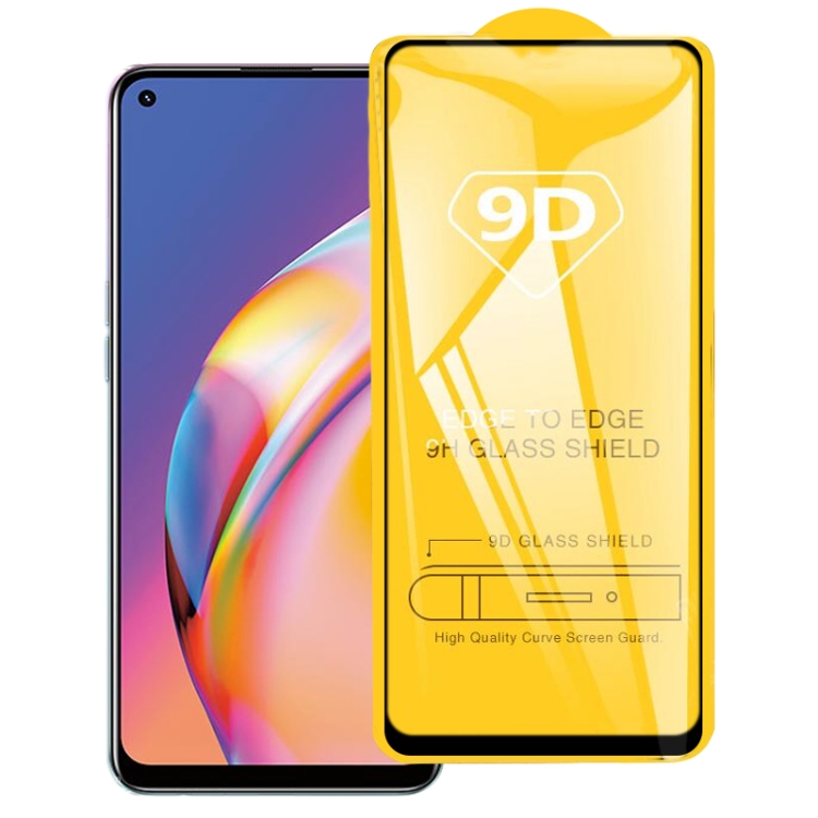 

For OPPO A94 9D Full Glue Full Screen Tempered Glass Film