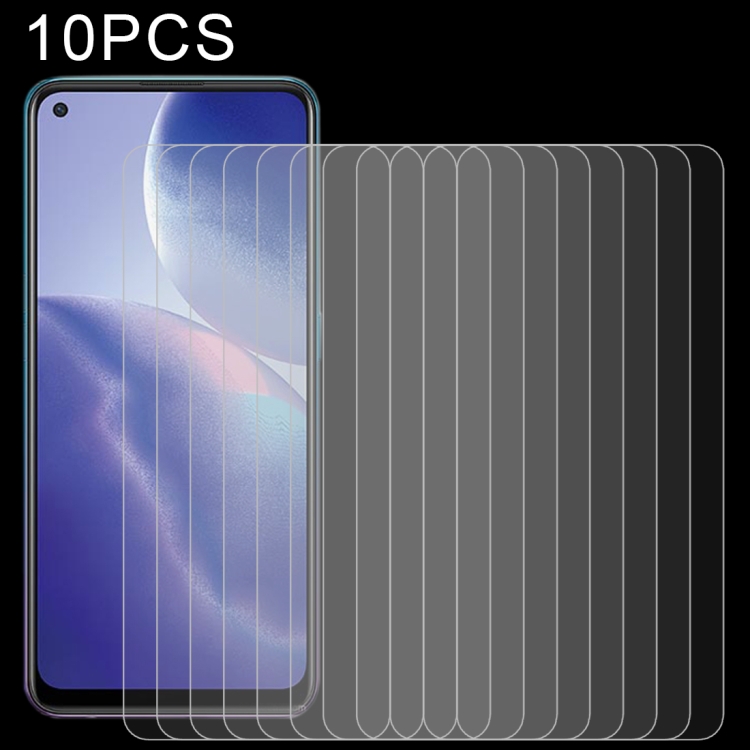 

For OPPO Reno5 Z 10 PCS 0.26mm 9H 2.5D Tempered Glass Film