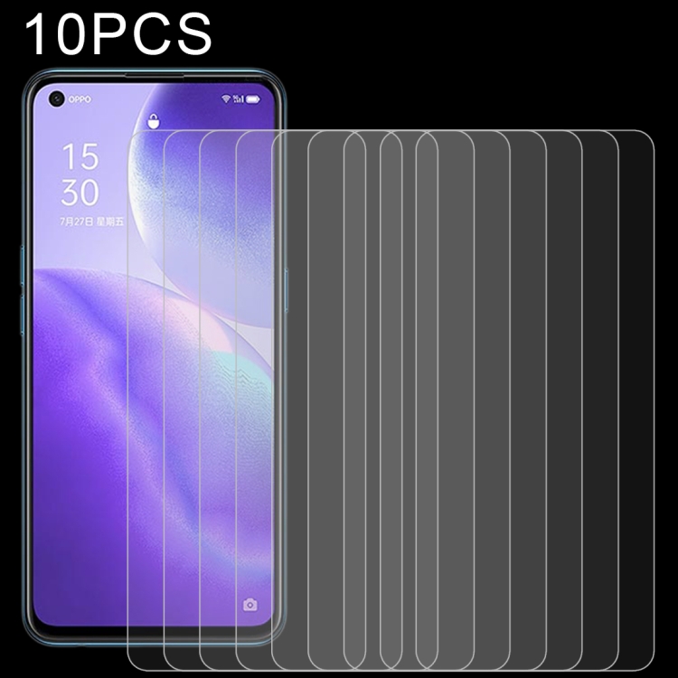 

For OPPO Find X3 Lite 10 PCS 0.26mm 9H 2.5D Tempered Glass Film