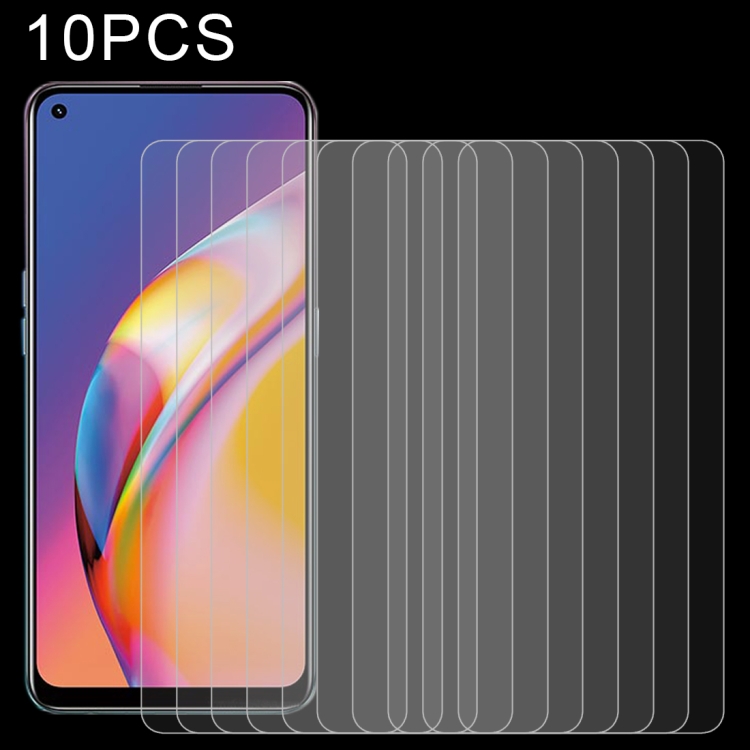 

For OPPO Reno5 F 10 PCS 0.26mm 9H 2.5D Tempered Glass Film