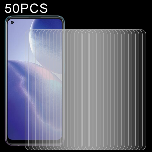 

For OPPO Reno5 Z 50 PCS 0.26mm 9H 2.5D Tempered Glass Film