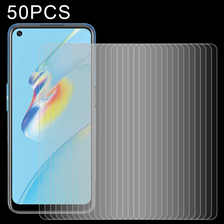 

For OPPO A54 50 PCS 0.26mm 9H 2.5D Tempered Glass Film