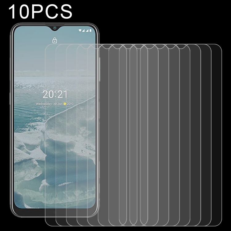 

For Nokia G20 10 PCS 0.26mm 9H 2.5D Tempered Glass Film