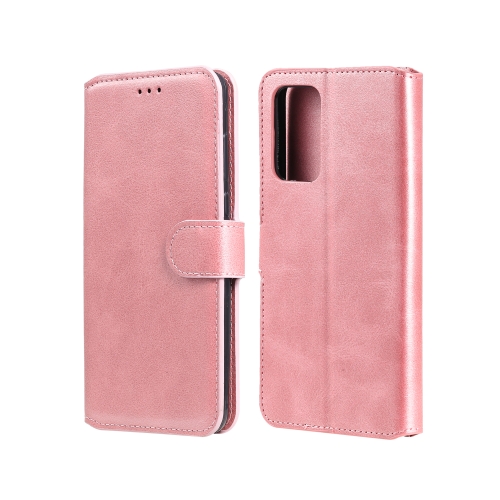 

For OPPO A55 5G / A54 4G / Realme V11 5G Classic Calf Texture PU + TPU Horizontal Flip Leather Case with Holder & Card Slots & Wallet(Rose Gold)