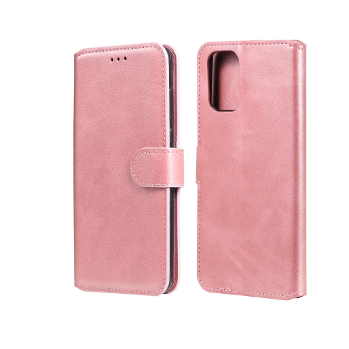 

For Xiaomi Redmi Note 10 4G / Note 10S Classic Calf Texture PU + TPU Horizontal Flip Leather Case with Holder & Card Slots & Wallet(Rose Gold)