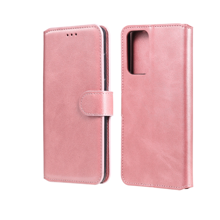 

For Xiaomi Note 10 Pro / Note 10 Pro Max Classic Calf Texture PU + TPU Horizontal Flip Leather Case with Holder & Card Slots & Wallet(Rose Gold)