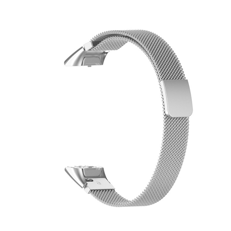 

For Samsung Galaxy Fit SM-R370 Milanese Replacement Strap Watchband(Silver)