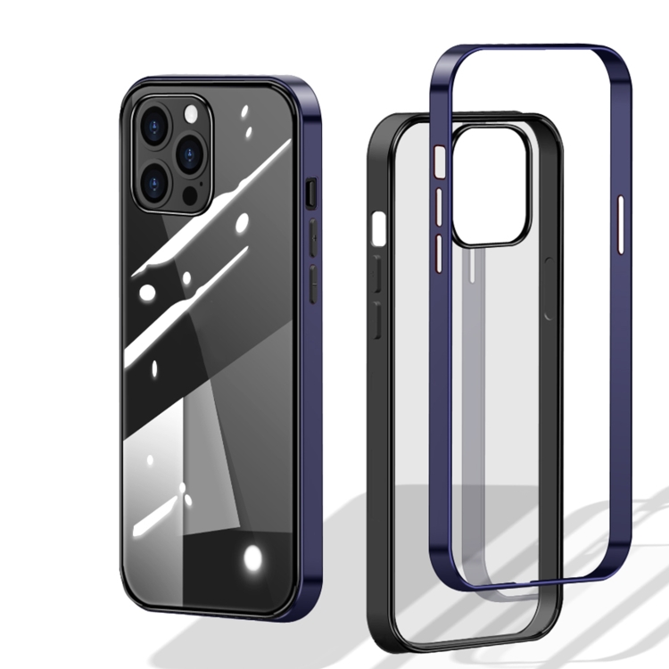 

Aluminum Alloy + PC Shockproof Protective Case For iPhone 12 Mini(Blue)
