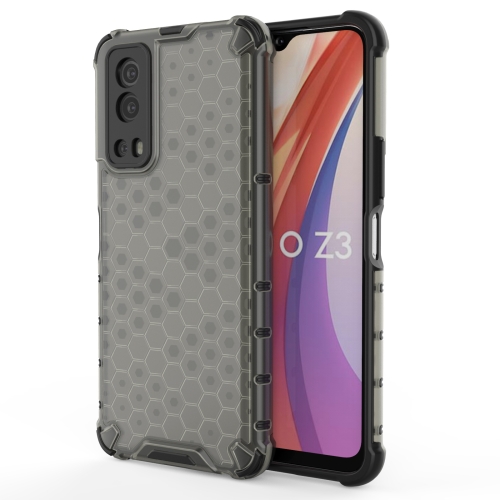 

For vivo iQOO Z3 5G Shockproof Honeycomb PC + TPU Protective Case(Black)