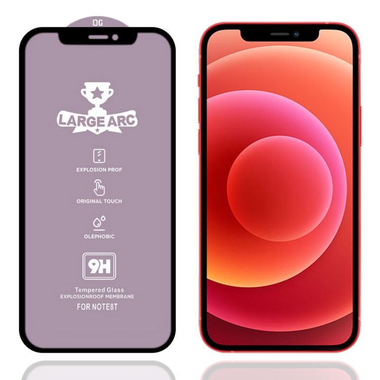 

9H HD Large Arc High Alumina Full Screen Tempered Glass Film For iPhone 12 mini