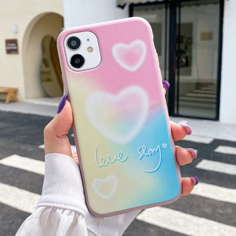

TPU Pattern Protective Case For iPhone 11 pro(Heart 2)